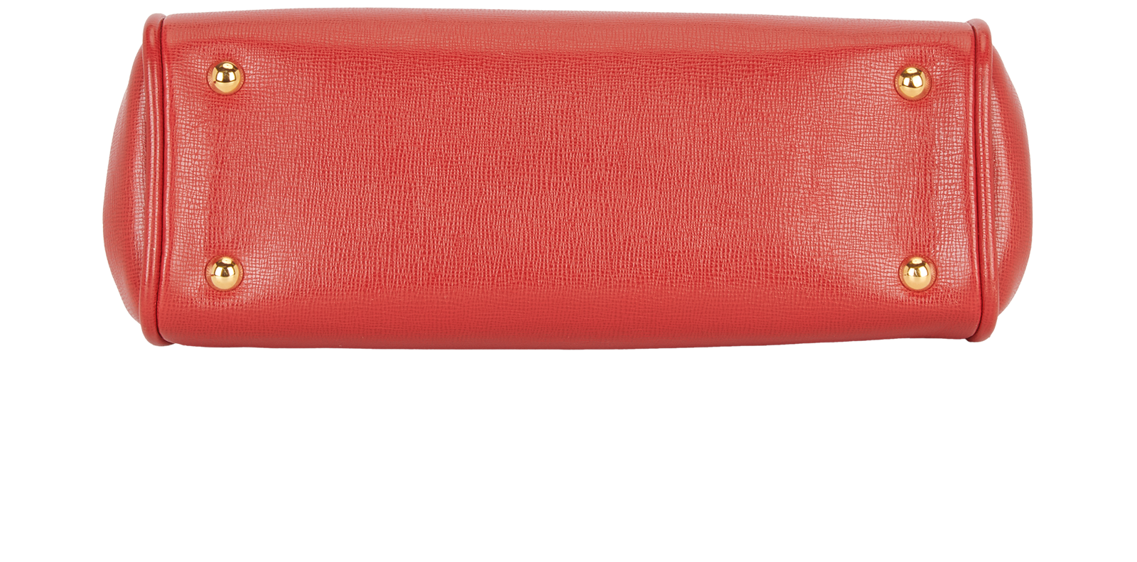 Vintage Kisslock Top Handle Bag, &pound;450, Handbags, Red, Leather, Top view